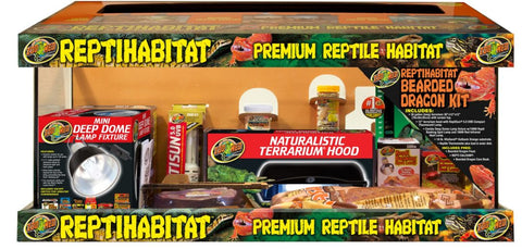Zoo Med 20 Gallon ReptiHabitat Bearded Dragon Kit