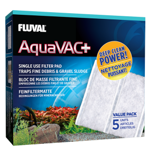 Fluval Aquavac + Replacement Fine Filter Pad (5 Pack)