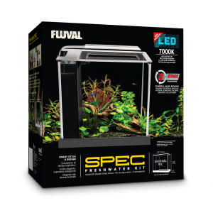 Fluval Spec Aquarium Kit 2.6 US Gal (10 L) - White