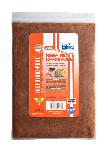 Hikari USA Bio-Pure Frozen Reef Riot Carnivore Fish Food