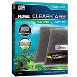 Fluval Clear-Carb for AC70/AC110 Power Filter (10.8 oz / 310 g) 2-Pack - Bay Bridge Aquarium