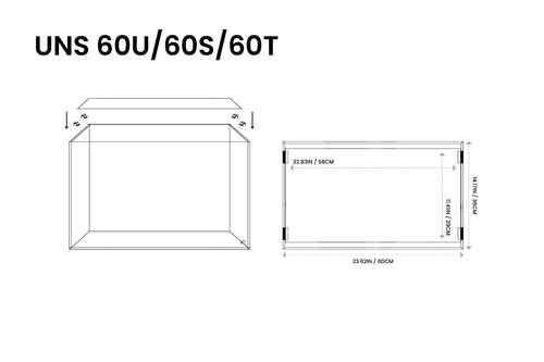 UNS Tank Lid  With Plastic Clips  60U  60S 60T
