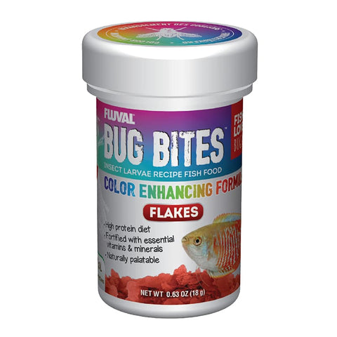Fluval BugBites Color Enhanced Flakes
