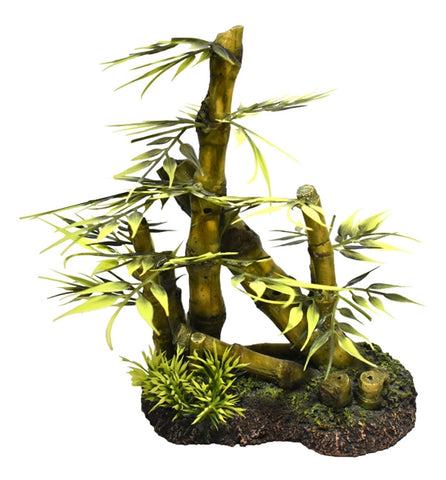 Hikari Resin Ornament - Bamboo w/ Plants