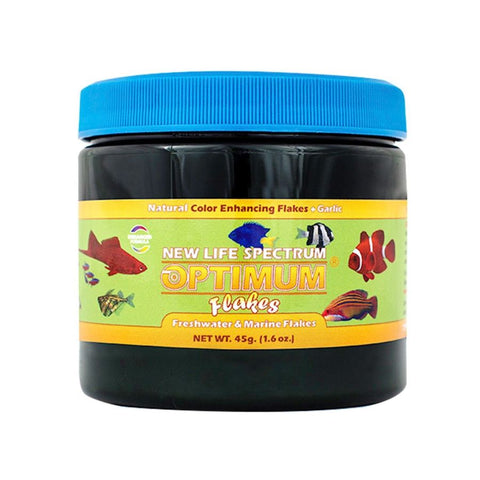 New Life Spectrum Optimum Flakes Fish Food 1ea/1.6 oz
