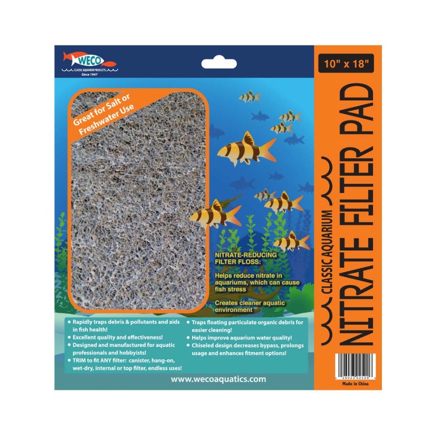 Weco Products Classic Aquarium Nitrate Filter Pad Bay Bridge Aquarium