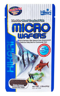 Hikari USA Tropical Micro Wafers Slow Sinking Wafer Fish Food 1.58 Oz