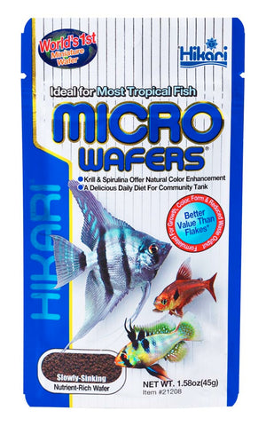 Hikari USA Tropical Micro Wafers Slow Sinking Wafer Fish Food 1.58 Oz