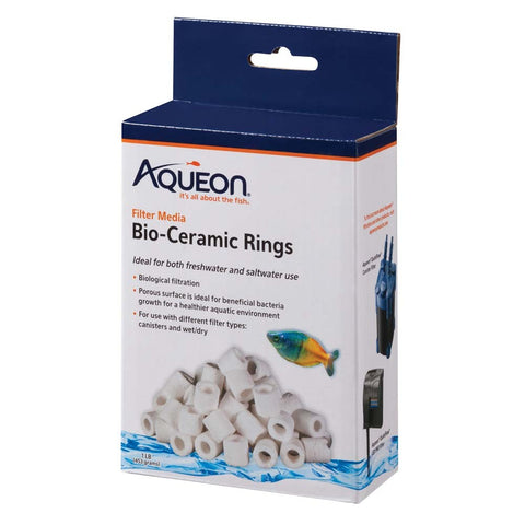 Aqueon Bio-Ceramic Ring Filter Media - Bay Bridge Aquarium and Pet