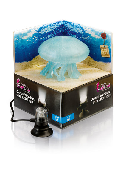H2Show Ocean Wonders Jellyfish & Blue LED Light - Bay Bridge Aquarium and Pet