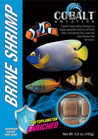 Cobalt Frozen Brine Shrimp Cubes - Bay Bridge Aquarium and Pet