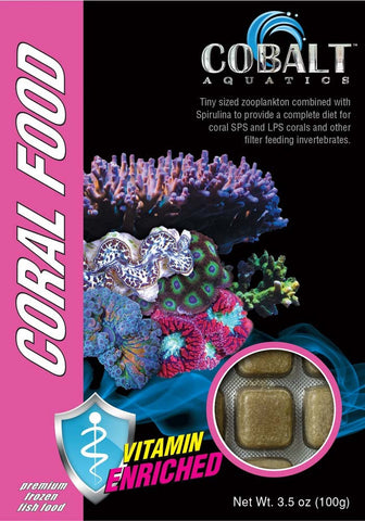 Cobalt Frozen Coral Food Cubes - Bay Bridge Aquarium and Pet