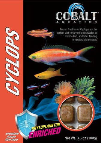 Cobalt Frozen Cyclops Cubes - Bay Bridge Aquarium and Pet
