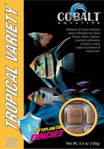 Cobalt Frozen Tropical Variety Cubes - Bay Bridge Aquarium and Pet