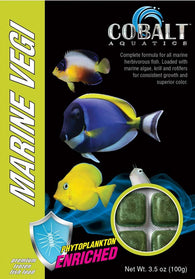 Cobalt Frozen Marine Vegi-Cubes - Bay Bridge Aquarium and Pet