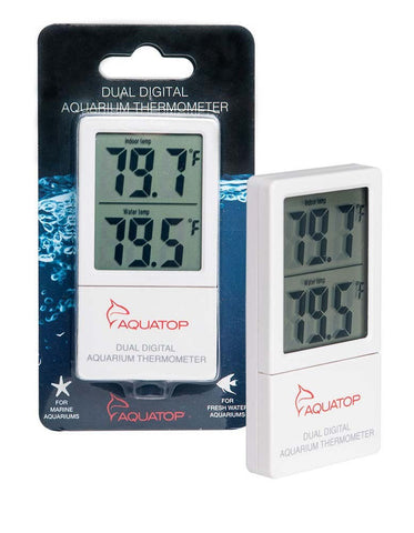 Aquatop External Digital Thermometer w/Dual Temp Display - Bay Bridge Aquarium and Pet