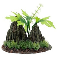 Marina Double Rock Crop w/Plants, Medium