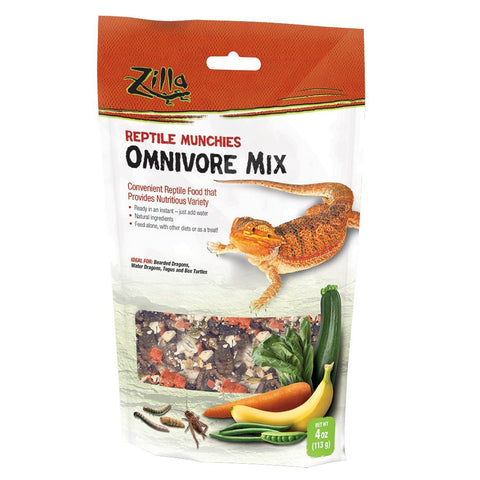 Zilla Reptile Munchies Omnivore Mix - Bay Bridge Aquarium and Pet
