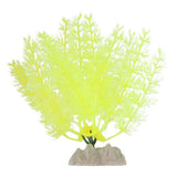 GloFish Fluorescent Yellow Plastic Plant