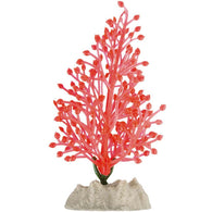 Glofish Fluorescent Orange Plastic Plant