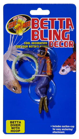 Zoo Med Betta Bling Diver With Hoop