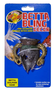 Zoo Med Betta Bling Dolphin Vase