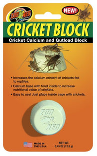 Zoo Med Cricket Calcium and Gutload Block