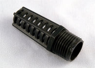 Threaded Suction Screen 1/2" Black
