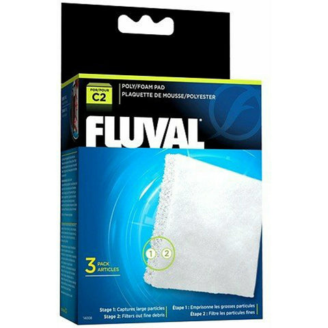 Fluval Poly Foam Pad 3 pack