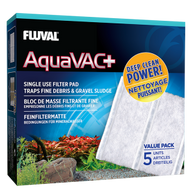 Fluval Aquavac + Replacement Fine Filter Pad (5 Pack)