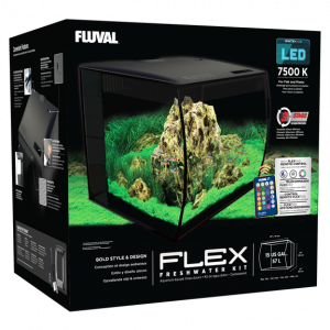 Fluval Flex Aquarium Kit 15 US GALLON