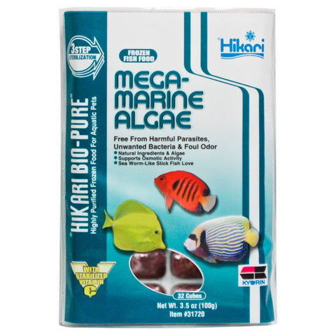 Hikari USA Mega-Marine Algae Frozen Fish Food