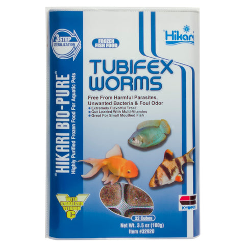 Hikari USA Bio-Pure Tubifex Worms Frozen Fish Food